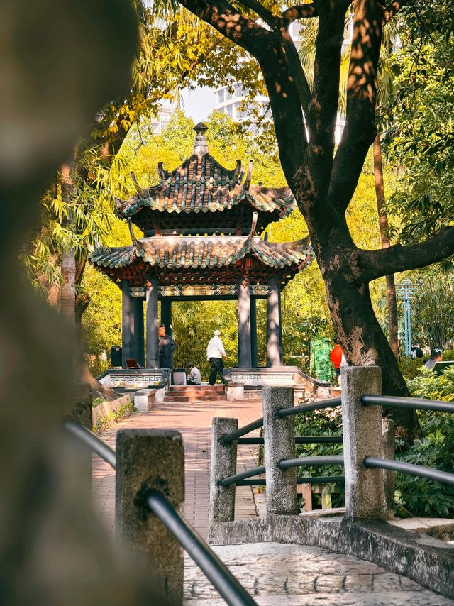 周末沒地方去 就來這個嶺南風十足的公園吧