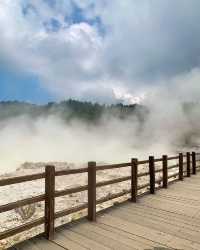 馬格朗市 Sikidang 火山口：近距離感受地球的脈動