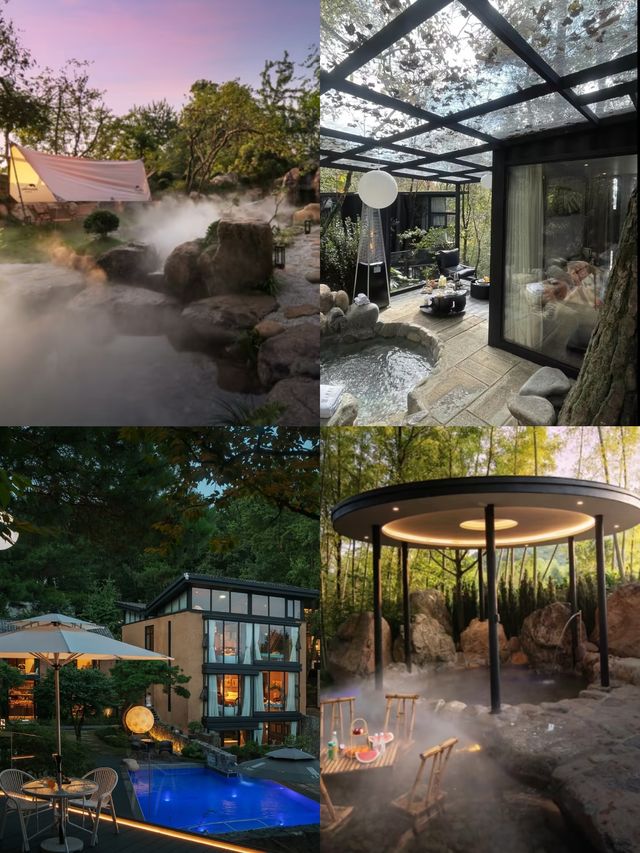 就在杭州藏在山頂的私湯樹屋，避世又治癒