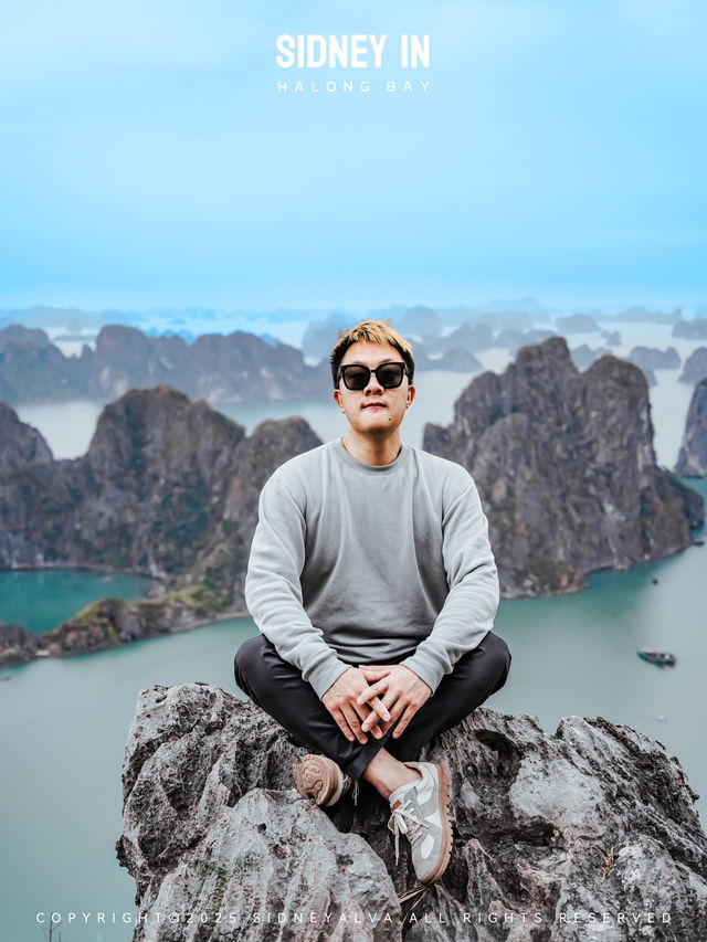 🇻🇳下龍灣顫抖登頂❗️人生封面在此🏞