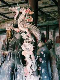 山西省呂梁市汾陽市著名村落景點：杏花村寺庙。適合拍照打卡、週末閒暇度假地！ 