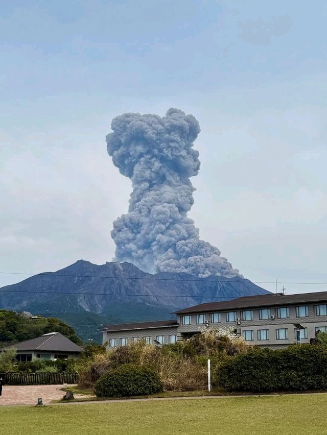 壯麗的櫻島