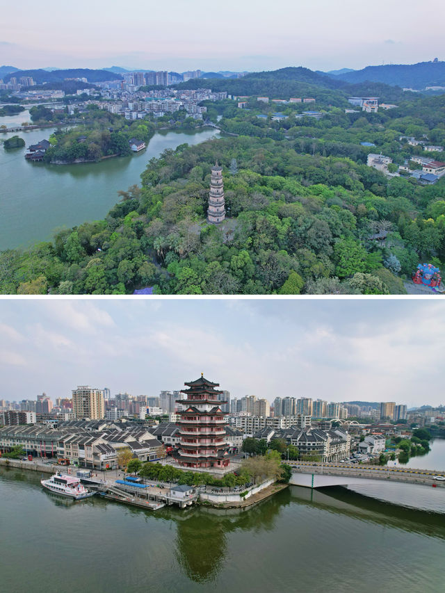 住惠州最高酒店，俯瞰城景與惠州西湖