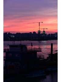 長沙落日「夕陽點會浪漫，浪漫嘅係你呀」