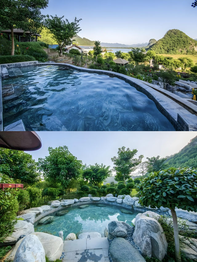 暑假清遠遊！入住小桂林山景溫泉別墅！！
