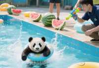 #廣州長隆熊貓冰爽夏日 邊個明38度嘅夏天，同熊貓一齊瞓冰床嘅快樂！呢篇攻略帶你玩轉廣州長隆，清涼一夏