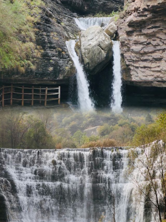 太行山峽谷不得不讚嘆於大自然的「鬼斧神工」！