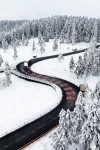 是童話裡的雪景啊,這裡美哭了!