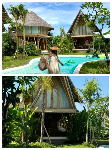 Bali's bamboo house is so stunning it leaves you speechless! Stay in a  dreamy cabin nestled in the rainforest | Trip.com Bali