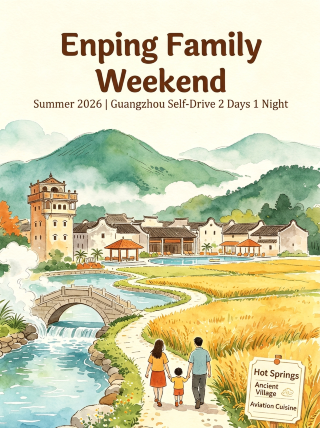 廣州週末自駕恩平2天1夜親子遊