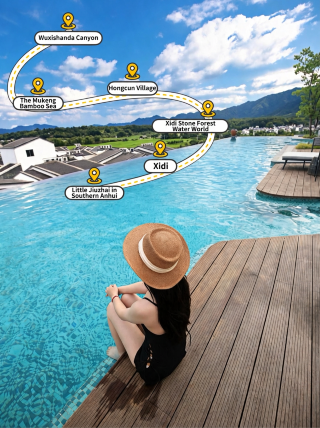 Copy this Huangshan water-play guide and escape to 24°C mountains and waters