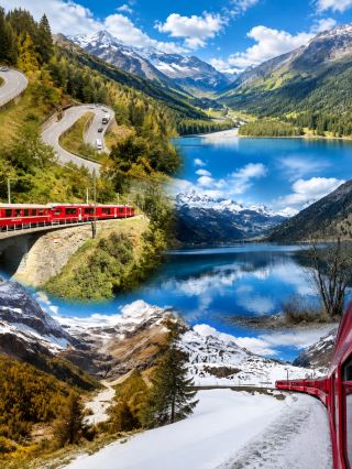 Switzerland's Bernina Express! The ultimate guide to snowy mountains, lakes, and spiral bridges