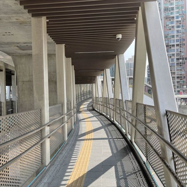 TAIPA PEDESTRIAN OVERPASS MTR BRIDGE