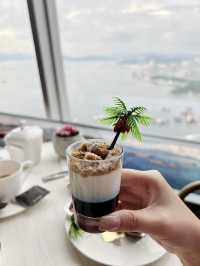 香港美食🍀100樓俯瞰維港景打卡下午茶