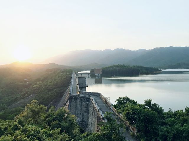大欖涌水塘睇日落