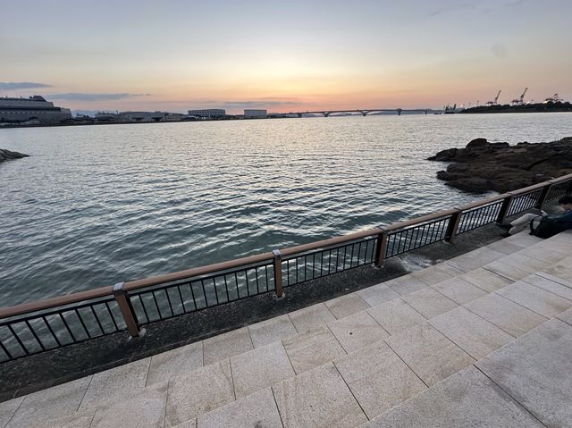 福岡・名島。天然記念物『名島帆柱石』と『名島海岸』