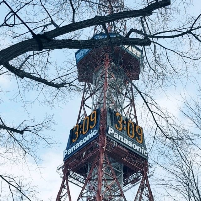 雪之札幌電視塔與大通公園