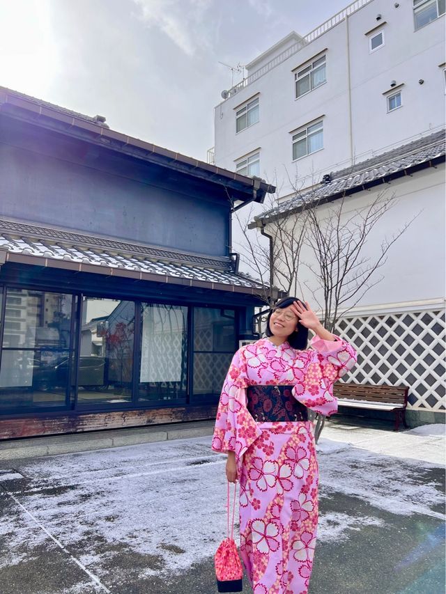 Renting a kimono outfit in Matsumoto 