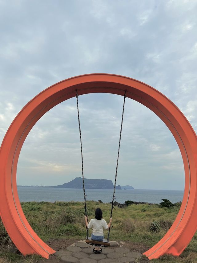 성산일출봉 뷰가 보이는 민트카페