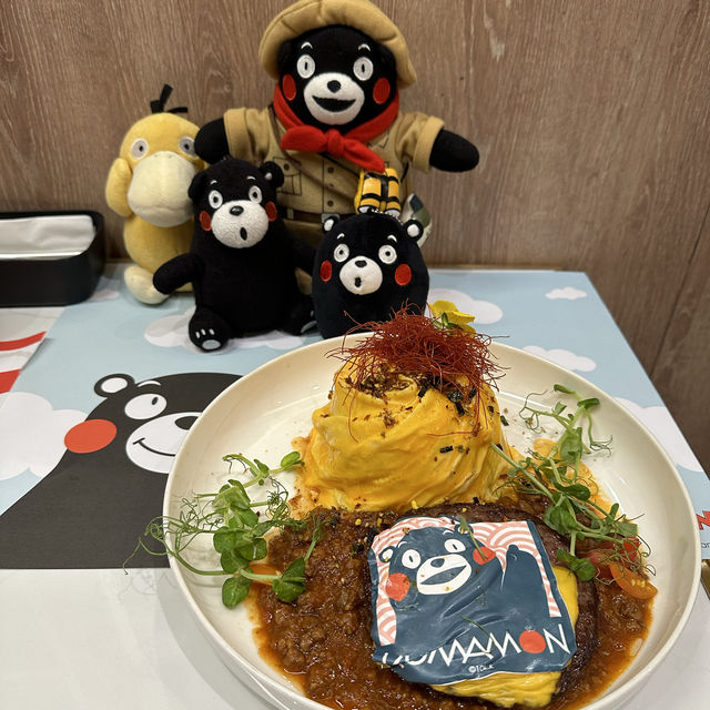 熊本熊部長駕臨日式西餐廳🥰