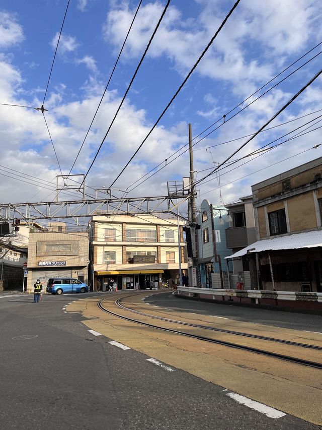 슬램덩크의 배경이 된 가마쿠라코코마에 철도 건널목🌊🚃