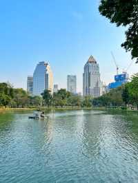 In the heart of Bangkok at Lumphini Park!