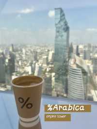 📍%Arabica คาเฟ่วิวสูง ณ ชั้น 55 ตึก empire 