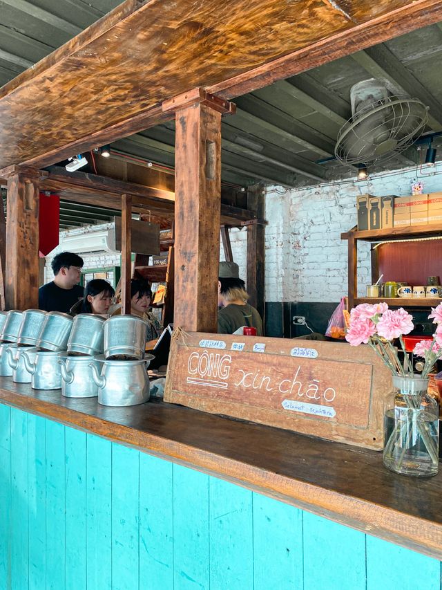 Café Overlooking Tan Dinh Church, Saigon🇻🇳