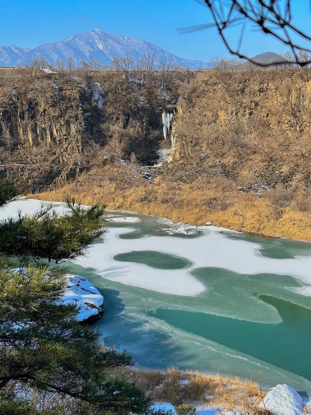 강원도 철원 한탄강 물윗길 얼음트레킹❄️