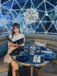 浪漫感滿分的藍色星空主題餐廳😍💙