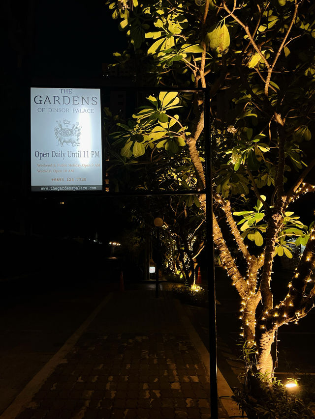 The garden of dinsor palace
