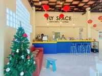 ชิมกาแฟ ร้าน Fly space 