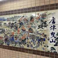 【佐賀観光】唐津城の藤の花を愛でに。。。