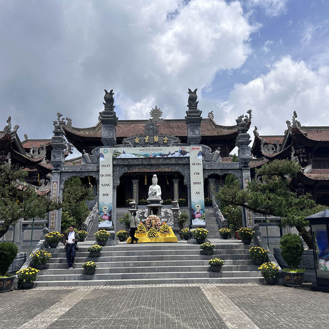 Temple on mountain hill