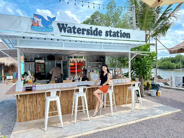 Waterside Camping บางตะบูน 🏕️🛶🌴