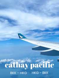 นั่งสายการบิน cathay pacific ไปฮ่องกงกัน 🛫
