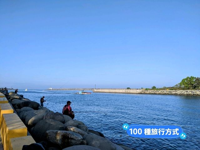 台南-以夕照聞名的月牙海灣：漁光島