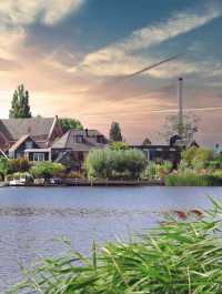 A cute fishing village