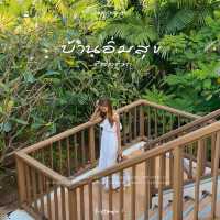 ที่พักสไตล์บ้านสวนติดทะเล 🌴🌼 บ้านอิ่มสุข รีสอร์ท