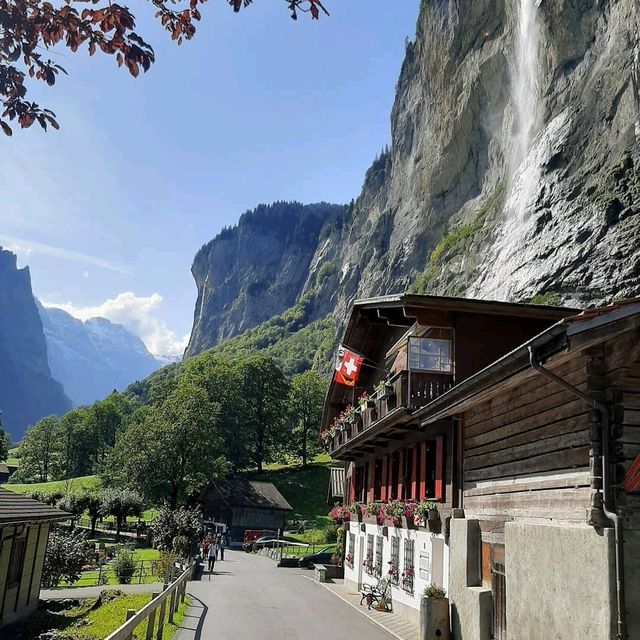 The exotic Staubbach Falls