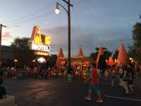 Radiator Springs Lights up at Night in Disney’s California Adventure! 