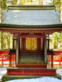 【山梨県】大松明による火祭りが行われる神社