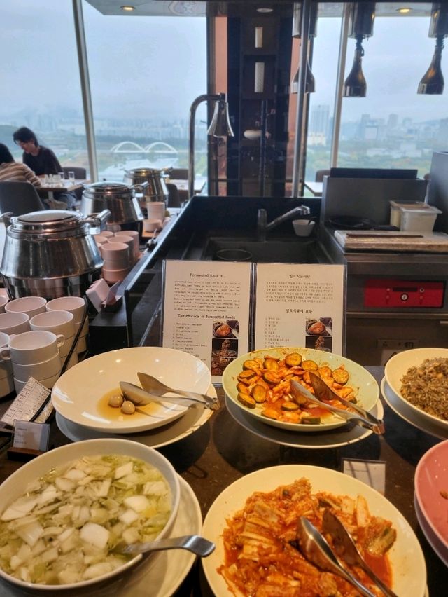 조식 레스토랑 뷰가 찐이었던 대전 호캉스