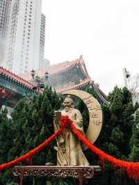 มูจนได้แฟนที่วัดด้ายแดงฮ่องกง วัดหวังต้าเซียน❤️🇭🇰