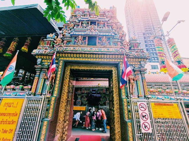 泰國曼谷非常有特點的印度神廟景點:克窟寺，百年歷史古跡寺廟