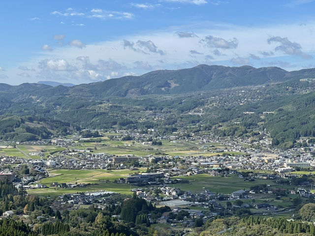 旅途中既驚喜 由布一望無際