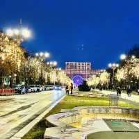 Bucharest Golden Glow Old Town