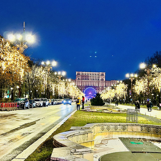 Bucharest Golden Glow Old Town