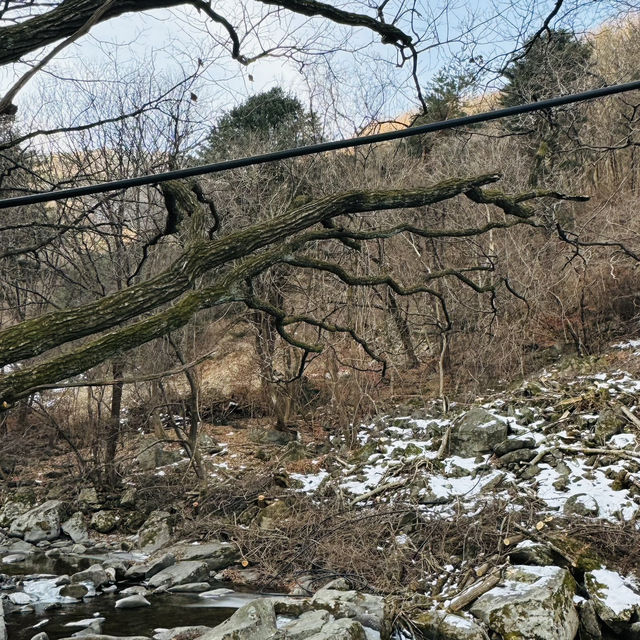 Eobi Ice Valley in South Korea