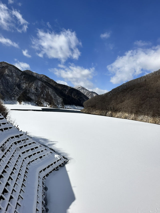 【栃木×湯西川】雪で真っ白なダム 2つのダムが見られる展望台